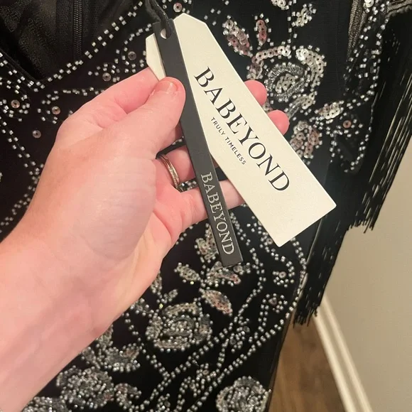 Babeyond- Flowery Multi-Layer Maxi Mermaid Plus Size Dress - Picture 11 of 17